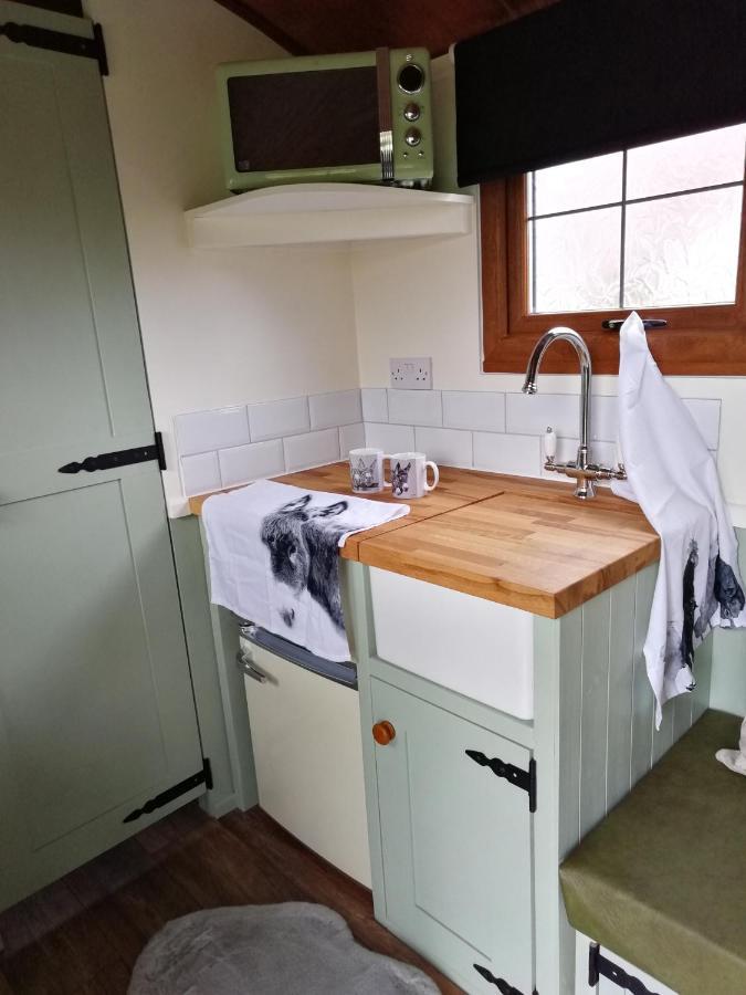 Durham Donkey Rescue Shepherd'S Hut Hotel Bagian luar foto
